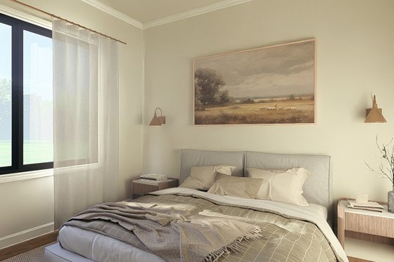 Interior - Bedroom for Modern House Plan #1064-460 - 2 bed, 2.5 bath