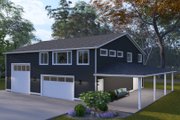 Barndominium Style House Plan - 3 Beds 2.5 Baths 1766 Sq/Ft Plan #1060-387 