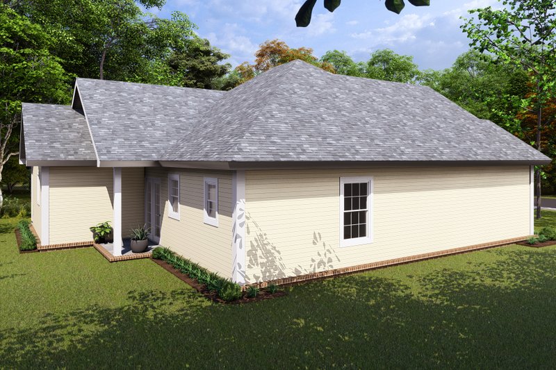 Architectural House Design - Exterior - Other Elevation 1 for Traditional House Plan #513-9 - 3 bed, 2 bath