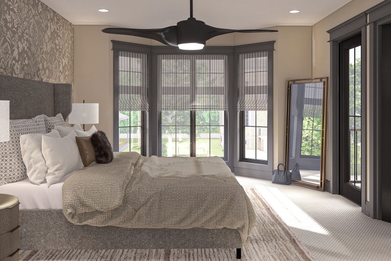 House Plan Design - Interior - Master Bedroom for Victorian House Plan #455-462 - 3 bed, 2.5 bath