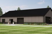 Barndominium Style House Plan - 3 Beds 2 Baths 1669 Sq/Ft Plan #1064-429 Exterior 