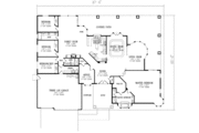 Mediterranean Style House Plan - 4 Beds 3 Baths 3304 Sq/Ft Plan #1-816 