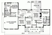 Southern Style House Plan - 3 Beds 3 Baths 2394 Sq/Ft Plan #137-126 
