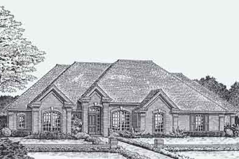 Colonial Style House Plan - 4 Beds 0 Baths 2169 Sq/Ft Plan #310-805