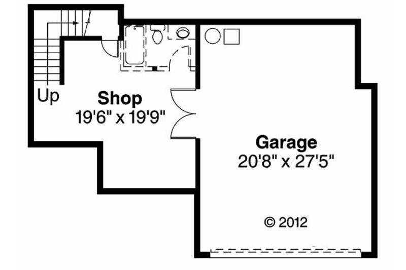Home Plan - Floor Plan - Lower Floor for European House Plan #124-542 - 4 bed, 3.5 bath