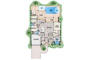 Contemporary Style House Plan - 3 Beds 3 Baths 2684 Sq/Ft Plan #27-551 