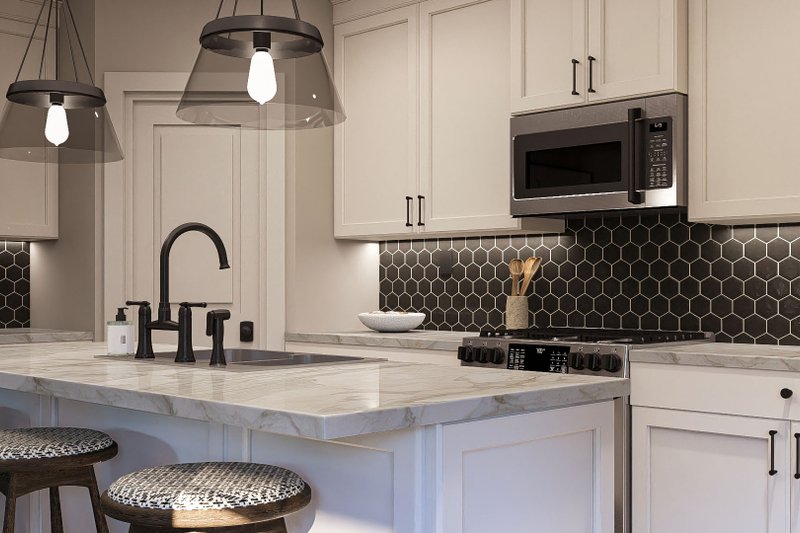 Home Plan - Interior - Kitchen for Farmhouse House Plan #455-387 - 3 bed, 2.5 bath