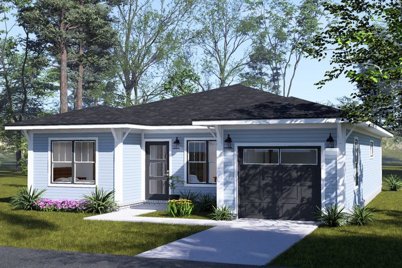 Home Plan - Exterior - Other Elevation 3 for Modern House Plan #513-2484 - 3 bed, 3 bath