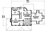 Country Style House Plan - 3 Beds 1 Baths 2371 Sq/Ft Plan #25-4776 