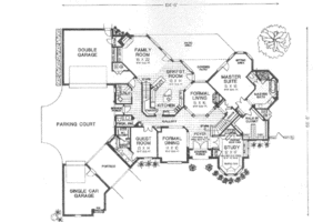 Floor Plan - Main Floor for European House Plan #310-519 - 4 bed, 4.5 bath
