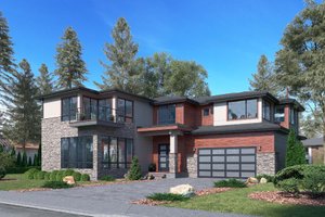 Exterior - Other Elevation for Contemporary House Plan #1066-97 - 5 bed, 4.5 bath