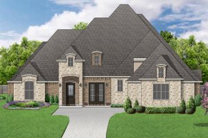 Traditional Exterior - Front Elevation Plan #84-603