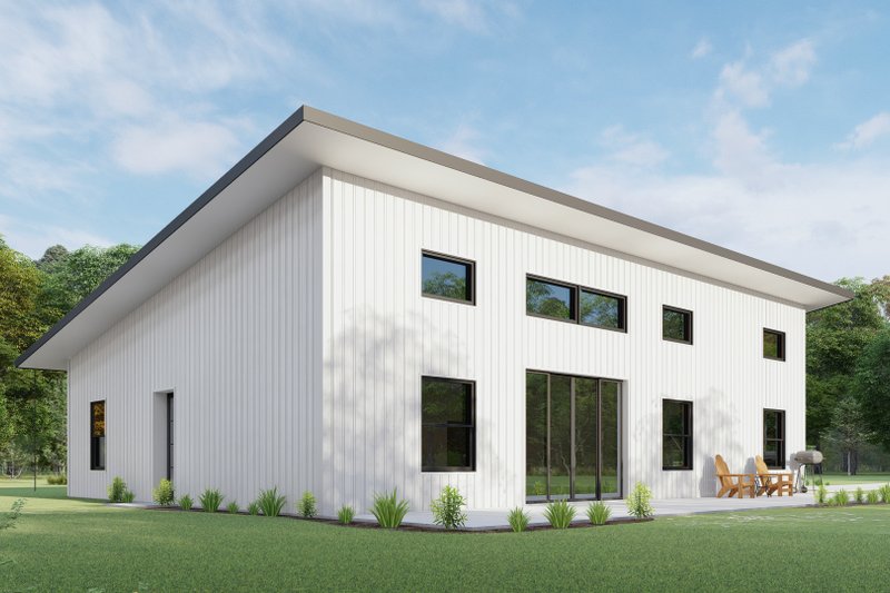 Dream House Plan - Exterior - Other Elevation 1 for Barndominium House Plan #1092-30 - 3 bed, 2.5 bath