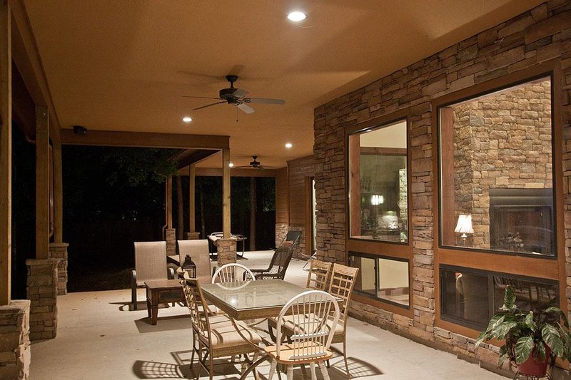 Architectural House Design - Exterior - Covered Porch 6 for Ranch House Plan #140-149 - 3 bed, 2.5 bath