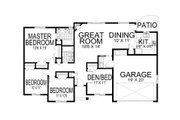 Traditional Style House Plan - 4 Beds 2 Baths 1480 Sq/Ft Plan #112-237 