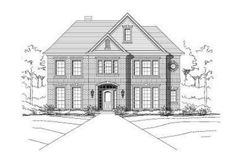 Colonial Style House Plan - 4 Beds 3.5 Baths 3233 Sq/Ft Plan #411-557