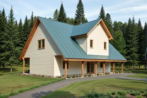 Traditional Exterior - Front Elevation Plan #117-280