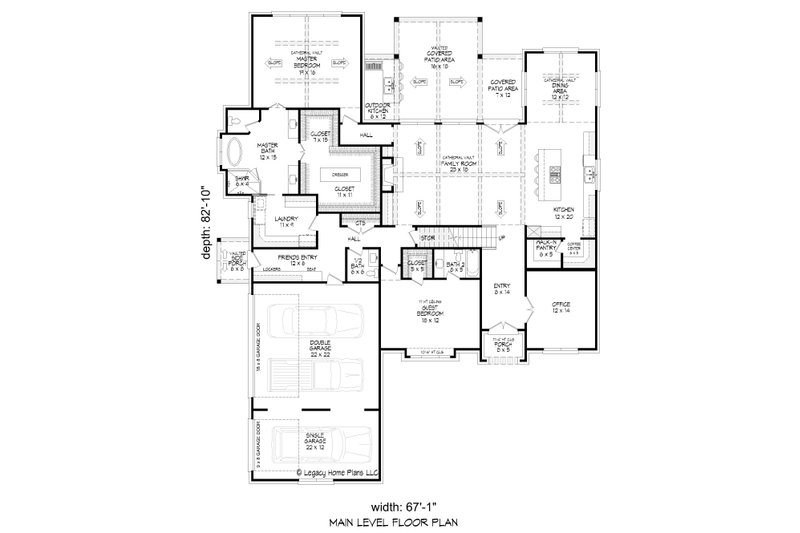 Dream House Plan - Floor Plan - Main Floor for Traditional House Plan #932-791 - 5 bed, 4.5 bath