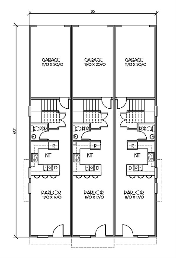 Traditional Floor Plan - Main Floor Plan #423-47