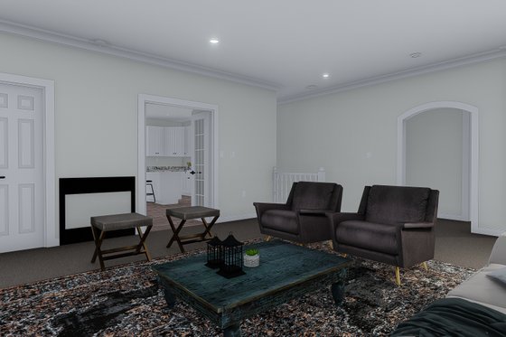 Interior - Family Room 2 for Cottage House Plan #1060-64 - 2 bed, 2 bath