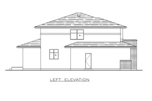 Exterior - Other Elevation 1 for Modern House Plan #1100-56 - 4 bed, 2.5 bath