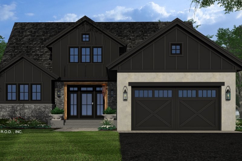 Dream House Plan - Exterior - Front Elevation 4 for Traditional House Plan #51-1299 - 3 bed, 3.5 bath