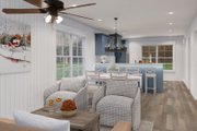 Cottage Style House Plan - 3 Beds 2 Baths 1279 Sq/Ft Plan #923-356 