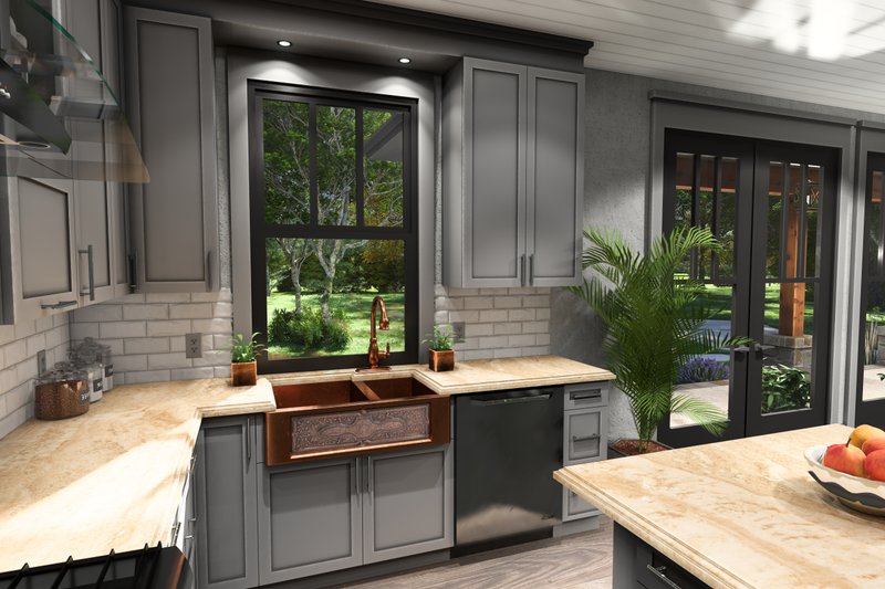 House Design - Interior - Kitchen 1 for Barndominium House Plan #120-291 - 4 bed, 2 bath
