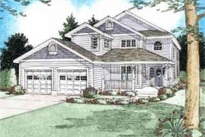 Traditional Exterior - Front Elevation Plan #126-138