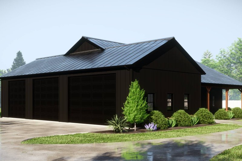 Dream House Plan - Exterior - Other Elevation 1 for Farmhouse House Plan #1064-284, 0 bath
