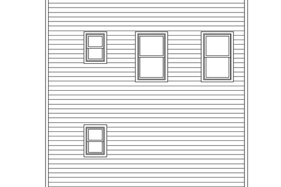 Exterior - Rear Elevation for Contemporary House Plan #932-127 - 2 bed, 2.5 bath