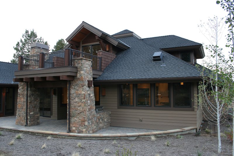 Architectural House Design - Exterior - Other Elevation 5 for Craftsman House Plan #892-7 - 4 bed, 3.5 bath