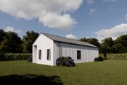 Contemporary Style House Plan - 2 Beds 1 Baths 750 Sq/Ft Plan #1112-6 