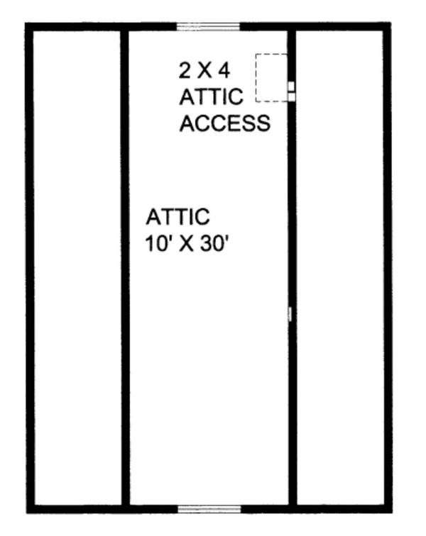 Country Floor Plan - Upper Floor Plan #117-750