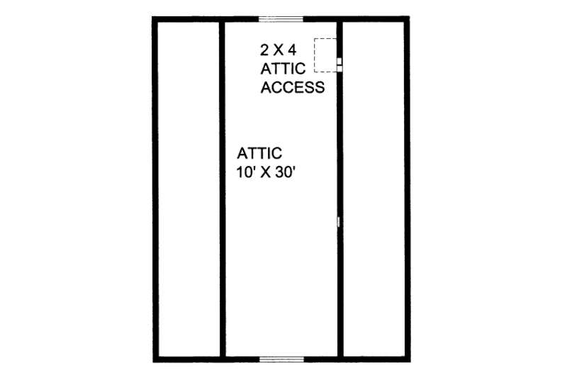 Home Plan - Floor Plan - Upper Floor for Country House Plan #117-750, 2 bath