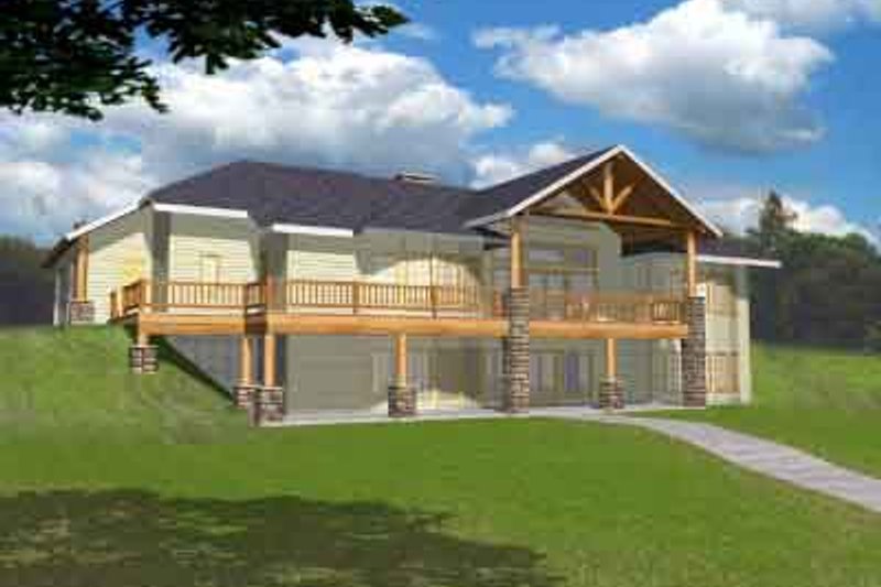 Home Plan - Modern Exterior - Front Elevation Plan #117-457