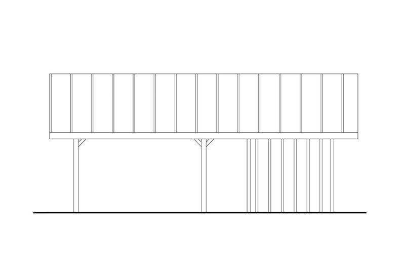 House Design - Exterior - Other Elevation 1 for Traditional House Plan #124-1398, 0 bath