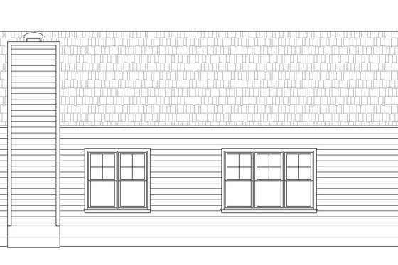 Exterior - Other Elevation 1 for Country House Plan #932-120 - 3 bed, 2 bath