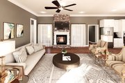 Country Style House Plan - 3 Beds 2 Baths 1716 Sq/Ft Plan #44-196 Interior 