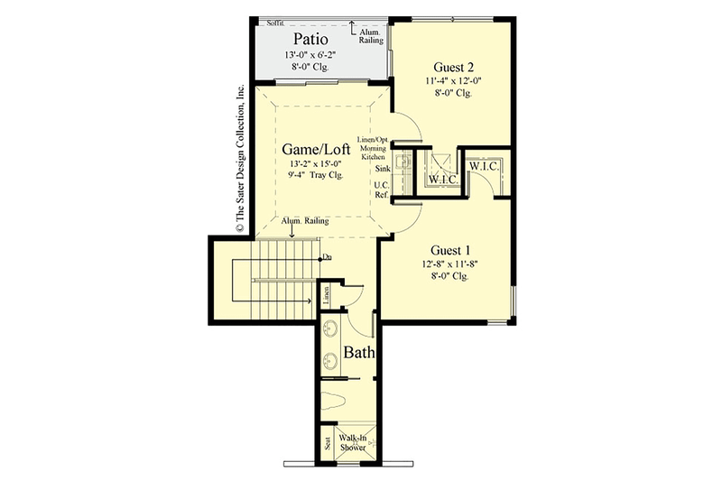 Architectural House Design - Floor Plan - Upper Floor for Country House Plan #930-495 - 4 bed, 3 bath