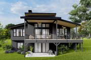 Contemporary Style House Plan - 4 Beds 3 Baths 2788 Sq/Ft Plan #124-1374 