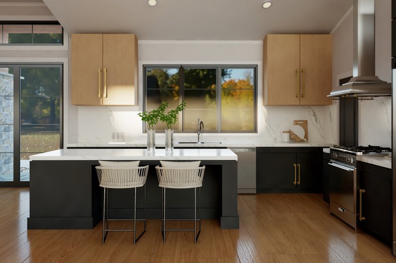 House Design - Interior - Kitchen 1 for Contemporary House Plan #1064-336 - 3 bed, 2.5 bath