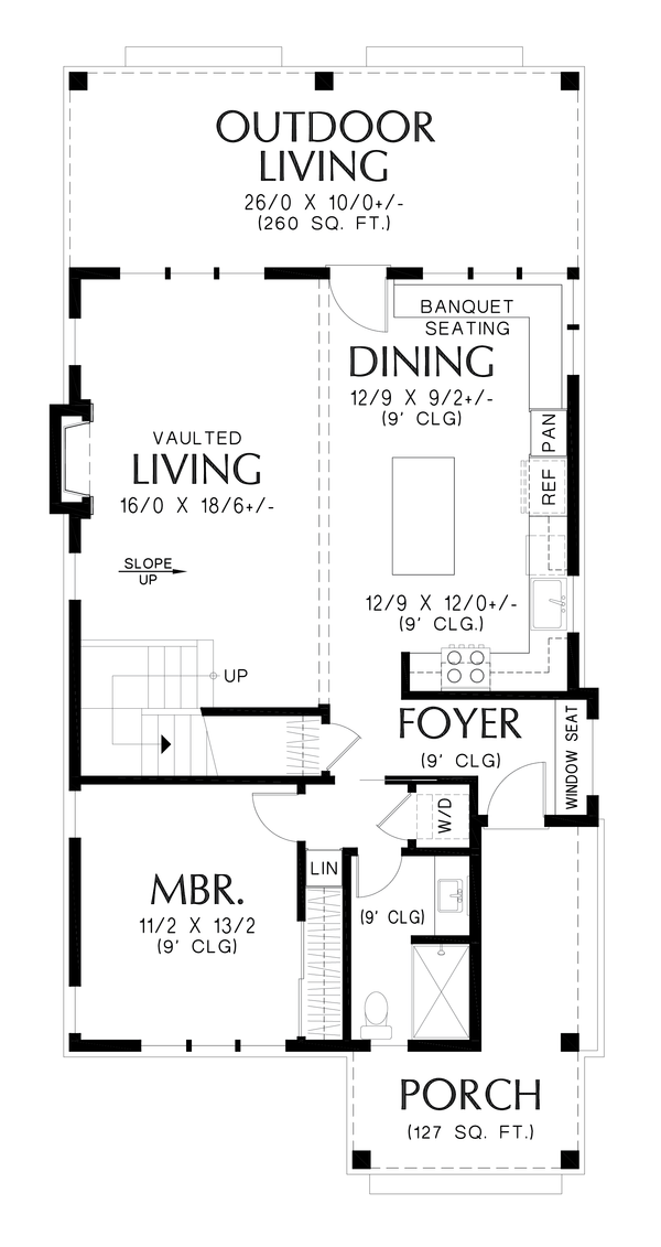 Home Plan - Cottage Floor Plan - Main Floor Plan #48-1143