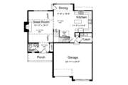 Traditional Style House Plan - 4 Beds 2.5 Baths 1828 Sq/Ft Plan #46-422 