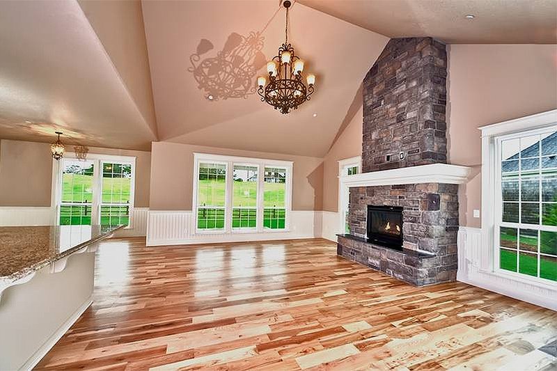 Home Plan - Great Room - 2000 square foot Craftsman home