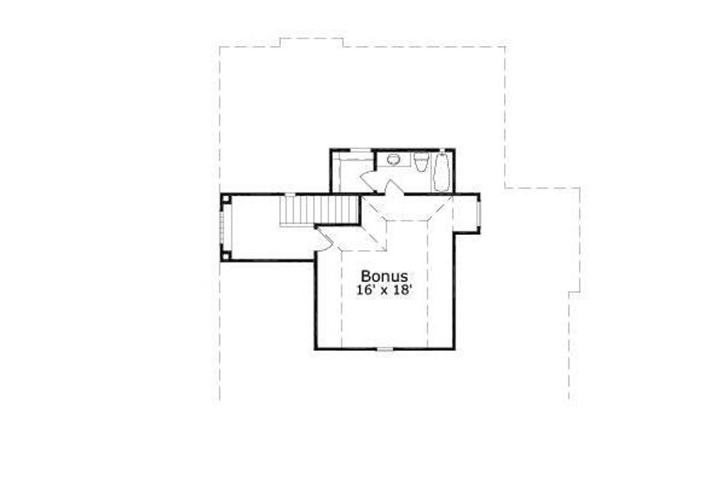 Floor Plan - Other Floor for European House Plan #411-862 - 3 bed, 3.5 bath