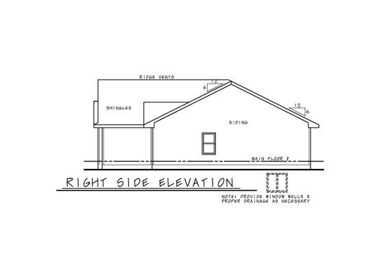 Exterior - Front Elevation 4 for Traditional House Plan #20-2500 - 3 bed, 2 bath