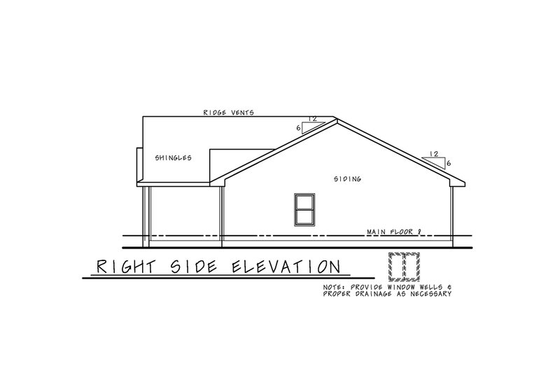 Dream House Plan - Exterior - Front Elevation 4 for Traditional House Plan #20-2500 - 3 bed, 2 bath