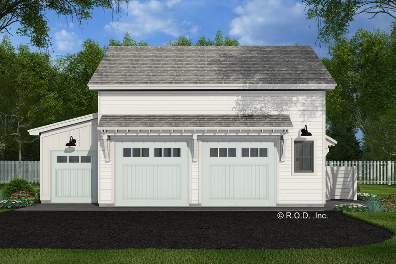 Dream House Plan - Exterior - Front Elevation 4 for Farmhouse House Plan #51-1581 - 1 bed, 1 bath