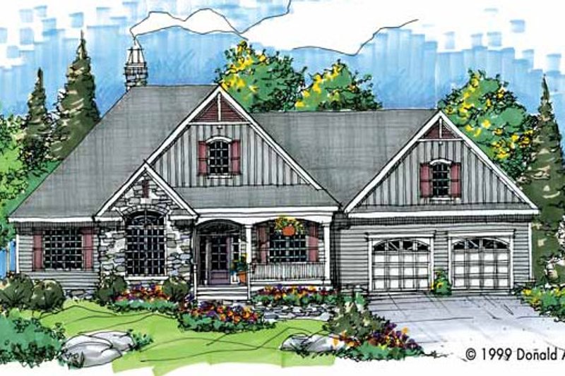 Dream House Plan - Victorian Exterior - Front Elevation Plan #929-427